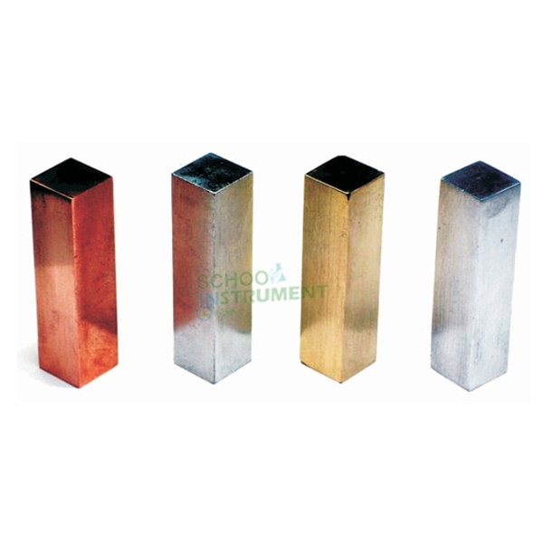 Equal Volume Metal Squares, Set of 4